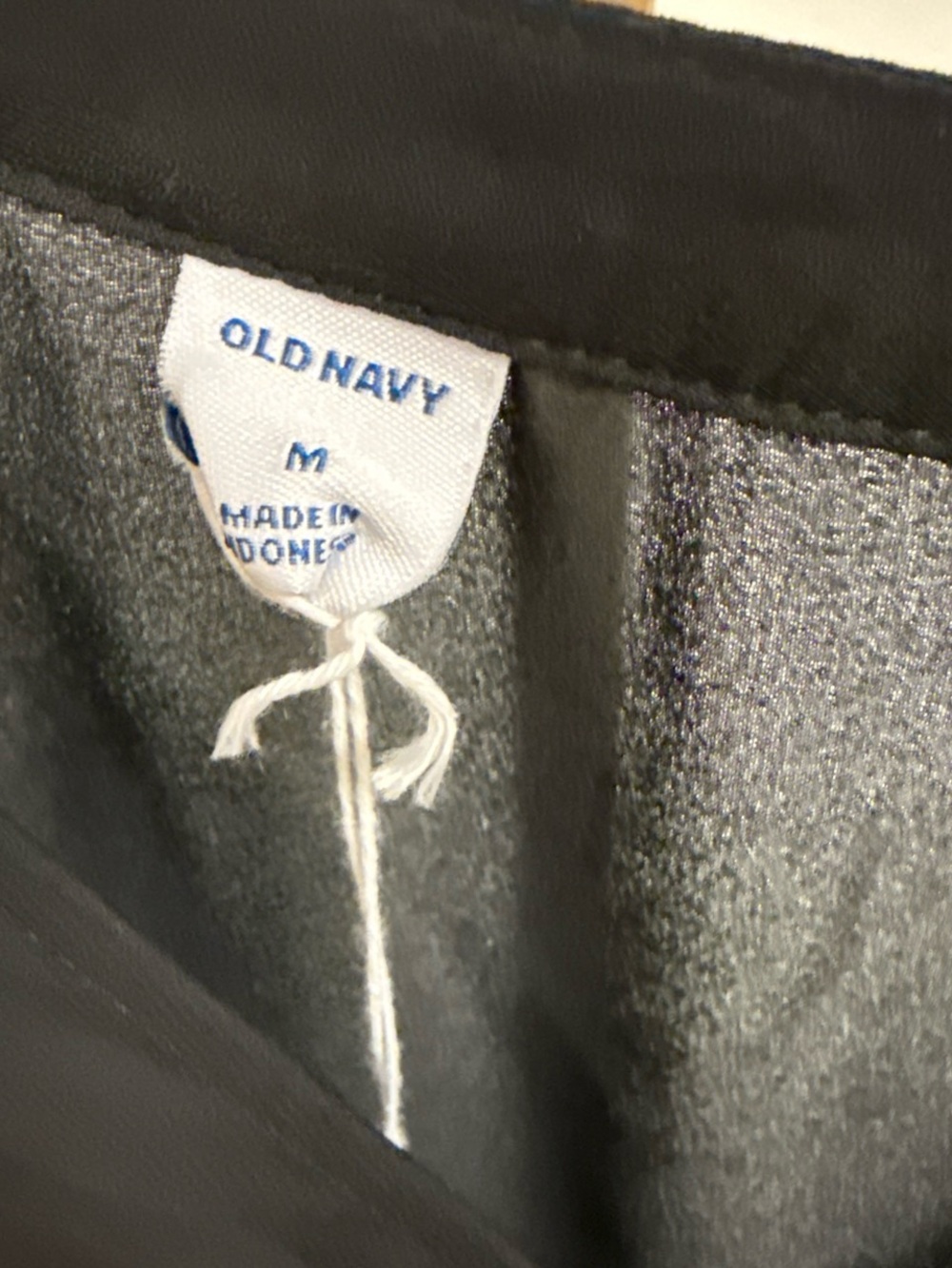 Old Navy Black Dress with Silver Lining - Picture 5 of 5